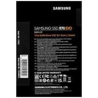 SSD диск Samsung 870 EVO 2Tb MZ-77E2T0B/EU Черный