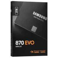 SSD диск Samsung 870 EVO 2Tb MZ-77E2T0B/EU Черный