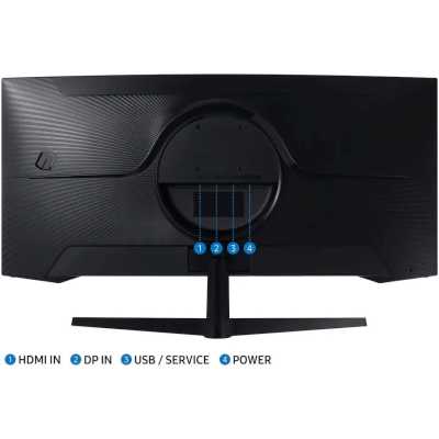 монитор Samsung Odyssey G5 C34G55TWWP Черный
