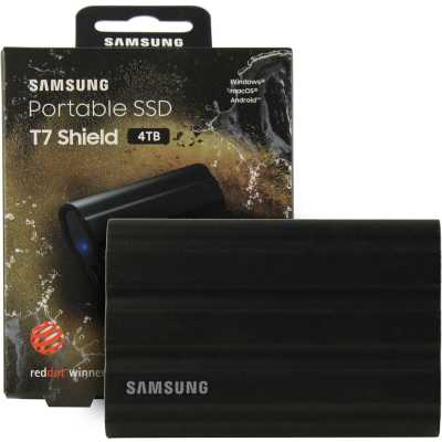 SSD диск Samsung T7 Shield 4Tb MU-PE4T0S/EU Черный