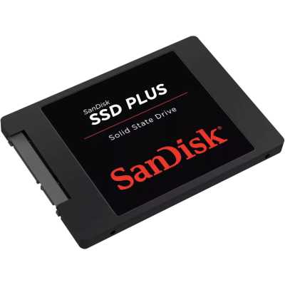SSD диск SanDisk Plus 2Tb SDSSDA-2T00-G26 Черный