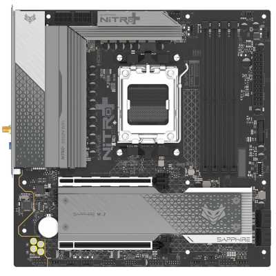 материнская плата Sapphire B850M Nitro+ WIFI Черный