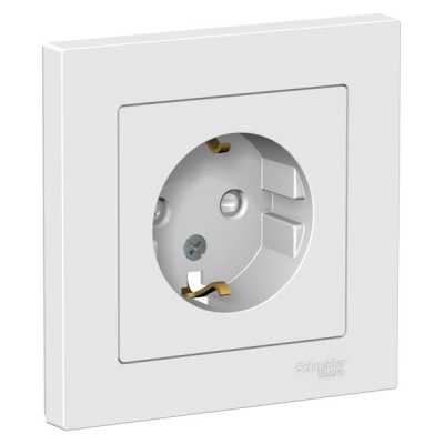 розетка силовая Schneider Electric AtlasDesign ATN000144 Белый