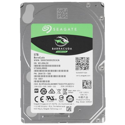 жесткий диск Seagate BarraCuda 5Tb ST5000LM000