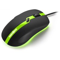мышь Sharkoon SHARK Force Pro Green Черный-зеленый