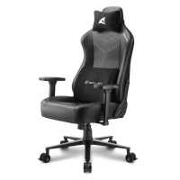 игровое кресло Sharkoon Skiller SGS30 Black-White черно-белый
