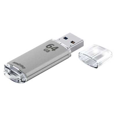 флешка SmartBuy 64GB SB64GBVC-S Серебристый