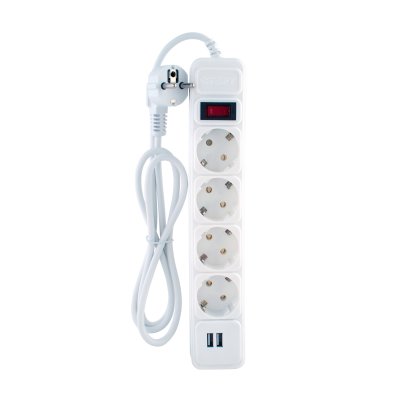 сетевой фильтр Старт С/УД-Ф SP 4x1 2USB ZVT White белый