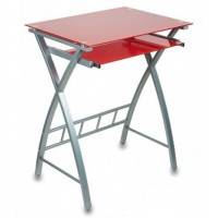 стол компьютерный Бюрократ GD-003/RED
