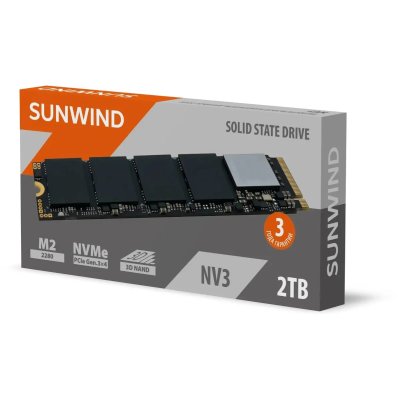 SSD диск SunWind NV3 2Tb SWSSD002TN3 Черный