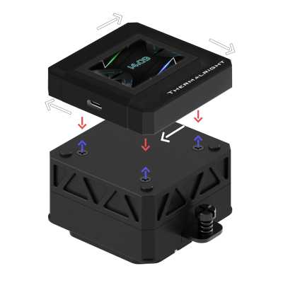 кулер Thermalright Frozen Warframe 360 SE ARGB V2 Black Черный