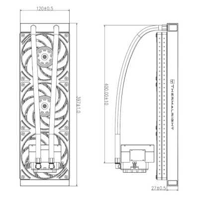 кулер Thermalright Peerless Vision 360 UB Black Черный