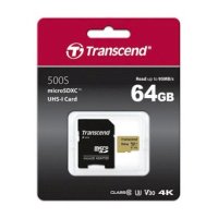 карта памяти Transcend 64GB TS64GUSD500S