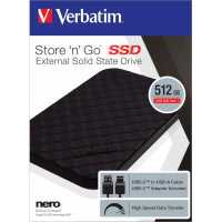 SSD диск Verbatim Store 'n' Go 512Gb 53250