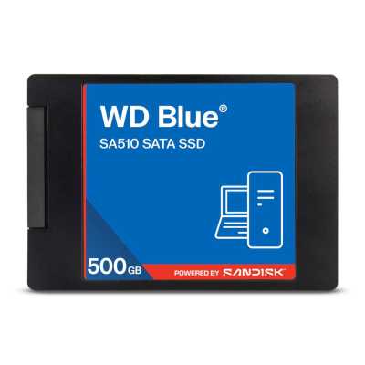 SSD диск WD Blue SA510 500Gb WDS500G5B0A Черный