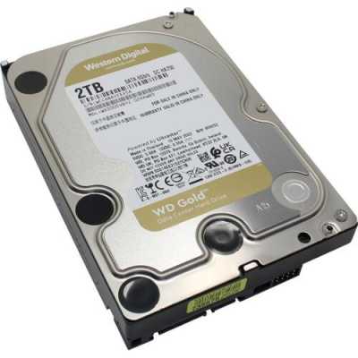 жесткий диск WD Gold 2Tb WD2005VBYZ Серый, черный