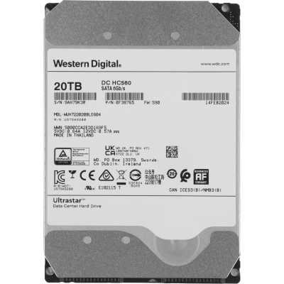 жесткий диск WD Ultrastar DC HC560 20Tb WUH722020BLE604 Серебристый