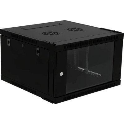 телекоммуникационный шкаф Wize Pro W6UQSR Черный
