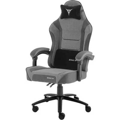 игровое кресло ZONE 51 Invader X-Weave Z51-VAF-GY серый